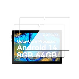 [2 Pack] Screen Protector for Eksvefot Android 14 Tablet 10 inch Tablet Tempered Glass Film,BOVUGAC Screen Protector for Eksvefot C10 Anti-Scratch,Sensitive,9H Hardness