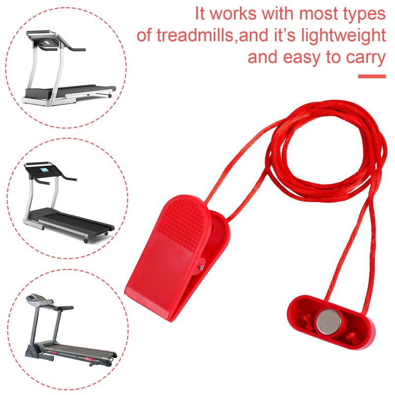 lasuroa 2pcs Treadmill Magnet Safety Keys, 2 Sizes Magnetic Safety