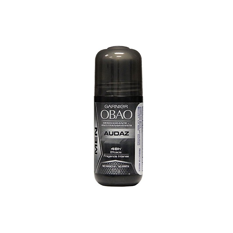 Obao Roll On For Men (Audaz) 2.29 Oz Black Cap"