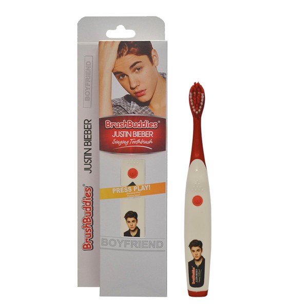 Brush Buddies Battery Powered Justin Bieber Singing Toothbrush, BoyFriend
