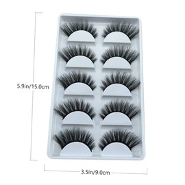 Mikinona 5pairs Japanese Style Glitter False Lashes Girl Beauty Eyelashes Makeup Accessory