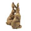 Reflections By Leonardo Two Bronzed Sitting Hares