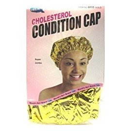 Dream Cholesterol Conditioning Cap Gold, One size fits all, cholesterol processing, special coating, body heat, natural heat, vinyl material, hair conditioner
