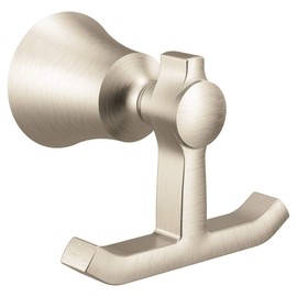 Moen YB0303BN Double Robe Hook, Brushed Nickel