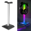 RGB Gaming Headset Stand Type C USB LED Headphone Holder