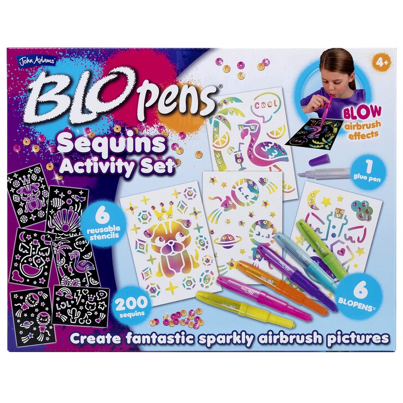John Adams | BLOPENS® Sequins Activity Set: Create fantastic sparkly