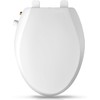 Clirass Elongated Bidet Toilet Seat with Quiet-Close, Non-Electric Bidet Mode