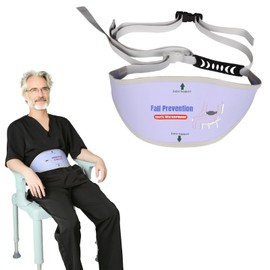 EHUCONELDEX Shower Chair Seat Belt for Elderly/Disabled,Universal Bath Bench Shower Anti-Slip Belt with Buckle for Reducing Pressure and Prevent Falling