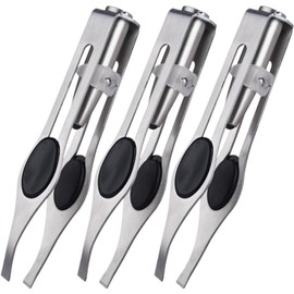 Pinzas de Depilar con Luz para Mujeres,de Acero Inoxidable con Luz LED Integrada para Depilación Femenina Recortadora de Cejas, Pestañas y Facial - para Esposas, Madres, Amigas, Chicas