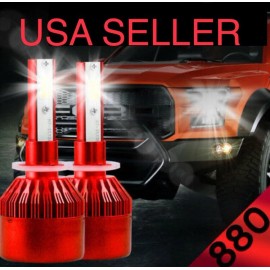 OPT7 JPN WHITE 880 881 LED Headlight Conversion Kit HID 5000k 5k opt7 Car Light Bulbs 2X