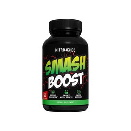 Smash Boost Nitric Oxide Capsules - Supports Respiratory Function & Overall Vitality, Essential Supplement for Healthcare - Vitamin - Specification: Triple