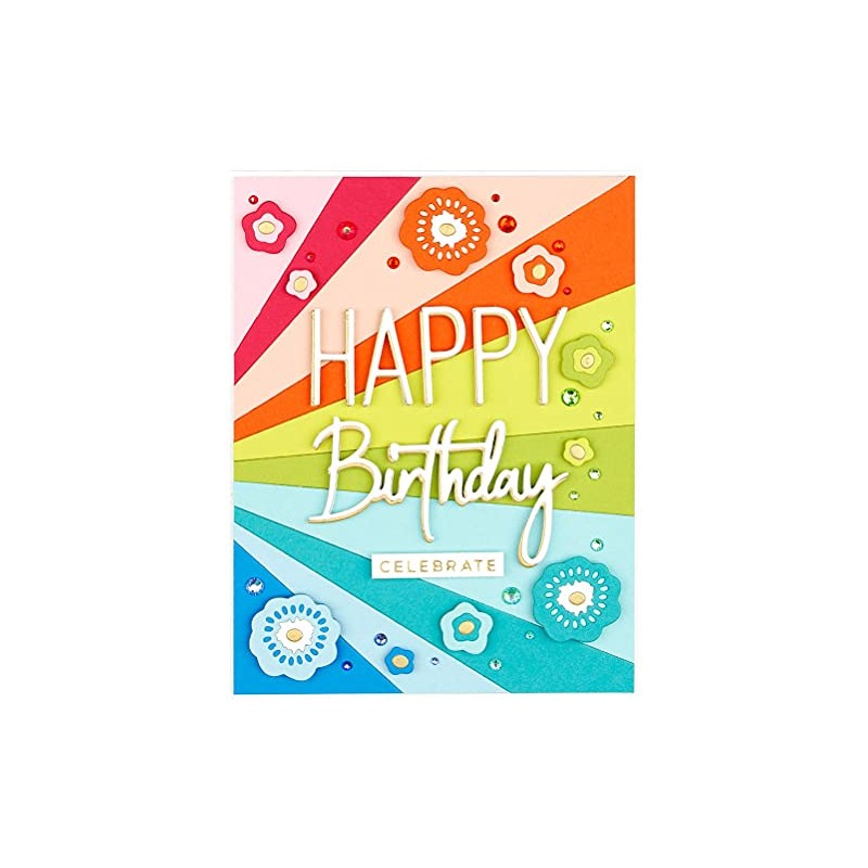 Spellbinders Etched Dies SENTIMENTS, Metal