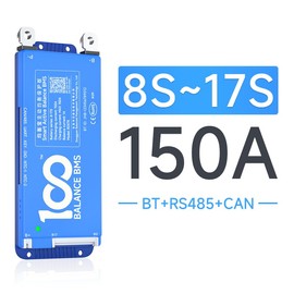 DALY BMS 150A 8S - 24S Built in Bluetooth 1A Active Cell Balancing RS485 CAN for 24V - 72V LiFePO4/Li - ion/LTO Battery Packs Perfect for Golf Cart, Home Energy System, E - Bike