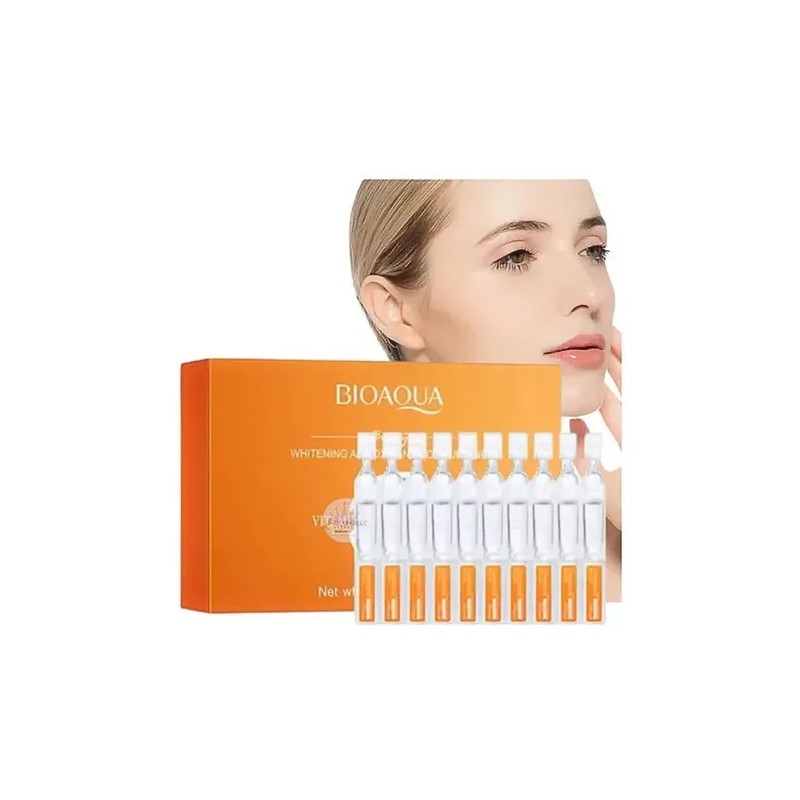 Ampolletas Vitamina C Antiarrugas Antimanchas Aclarante 30pz Momento De Aplicación