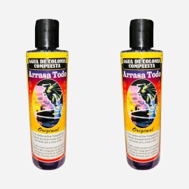 2PACK- ARRASA TODO- Destroy Everything Agua de Colonia Compuesta Espiritual 16oz