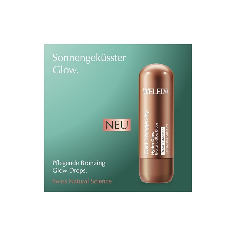 WELEDA Cell Longevity Hydra Glow Bronzing Glow Drops Face Care