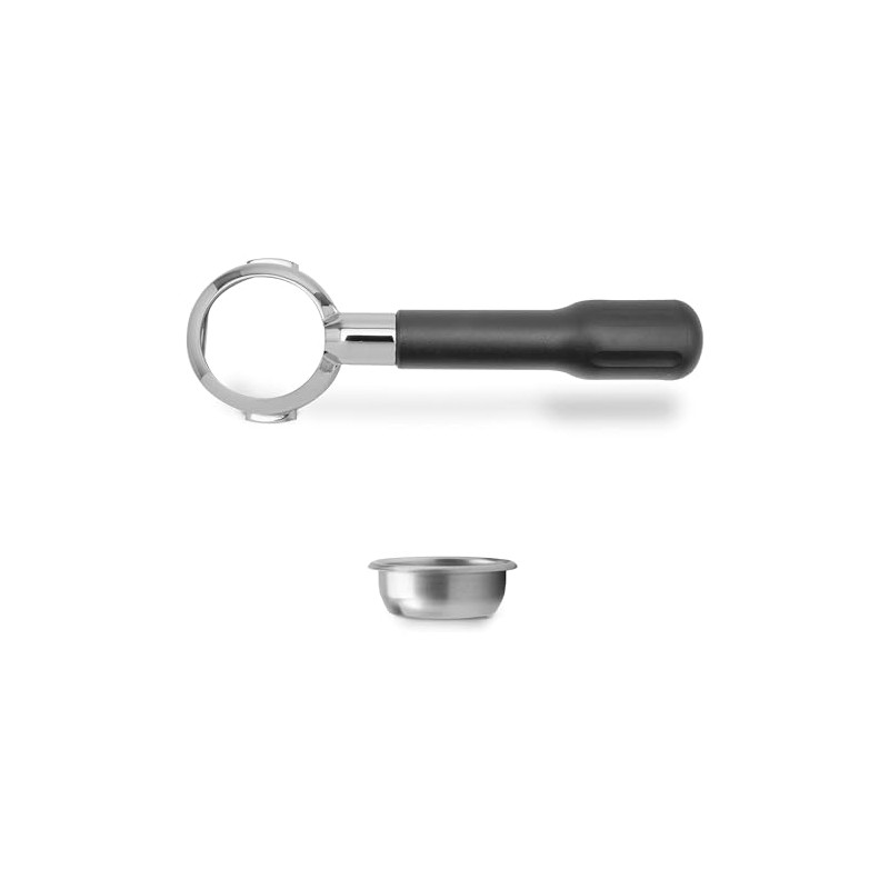 LELIT LELIT57 Bottomless Portafilter - Silver/Black