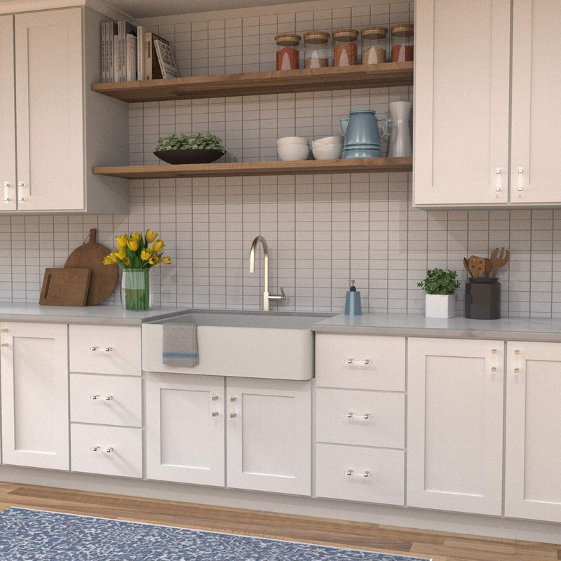 Hickory Hardware 1 Pack Solid Core Kitchen Cabinet Pulls, Luxury