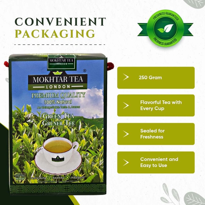 Mokhtar Tea London | Premium Loose Leaf Green Tea |