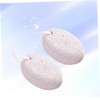 Mikinona 2pcs Double Sided Foot File Stone Callus Remover for