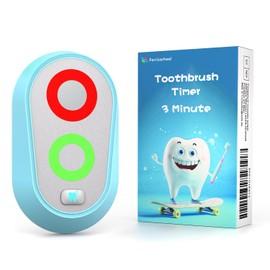 Toothbrush Timer for Kids 2 to 3 Minutes, Funny Novelty Gift for Kids Adults, Magnetic Waterproof Timer with Color Lights in Bathroom for Children Training Coach (Blue)