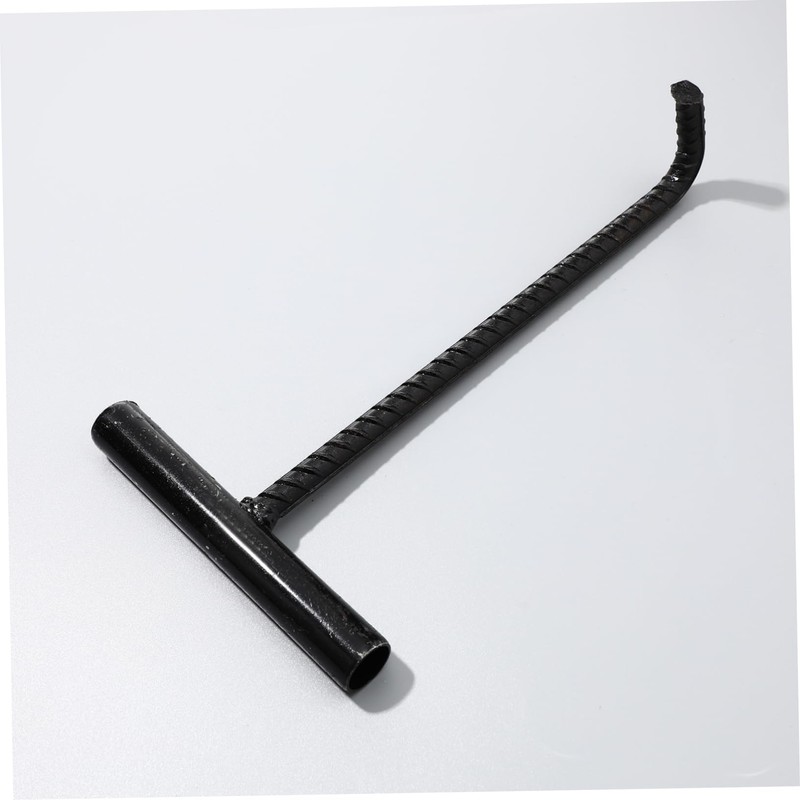 CIYODO 29 cm Black Stainless Steel T-Hook - Practical Tool