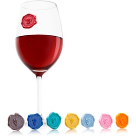 Vacu Vin Classic - Rotuladores para vaso de uva (8 unidades)