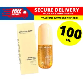 Grace and Glow Daisy Hair Vitamin Mist - Hair Perfume Serum Volumizing Spray