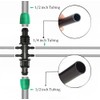 Tesmotor Garten Bewässerung System Schlauch Fitting Set, Garten Bewässerung Connector,