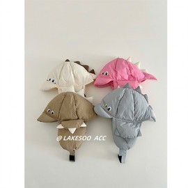 Kids' Super Cute Dinosaur Balaclava Hat with Padded Earmuffs for Boys (Free Size, LF3064) 48-52cm Dinosaur Lei Feng Hat - Light Green 3ea