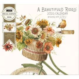 Lang Companies, Beautiful Ride Special Edition 2026 Wall Calendar, 12.5'' X 14'', 12-Month Calendar with Stapled Binding