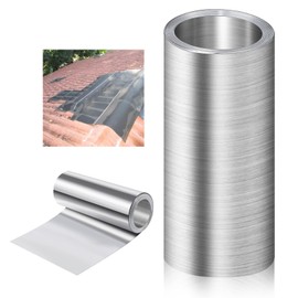 succulentlovers 8'' x 20' Aluminum Flashing Roll - Roof Flashing, 0.2mm Thickness Aluminum Roof Panels, Metal Roof Flashing for Sealing Windows Doors, Shed Weatherproofing Areas