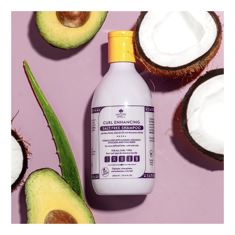 Nature Spell Curl Enhancing Salt Free Shampoo 300ml