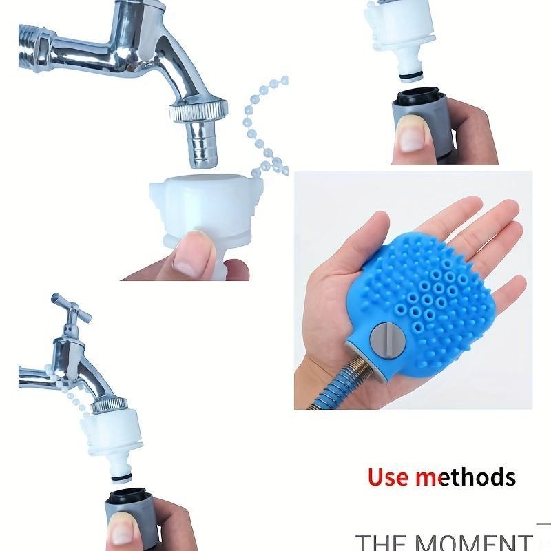 Adjustable Pet Shower Head with Hose & Shower Attachment, Dog