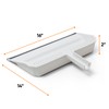Superio 2-Pack Wide Plastic Dustpan with Comb - 16" Wide,