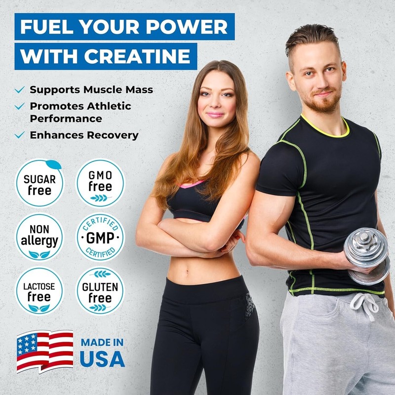 InstaSkincare InstaSkincare Creatine Monohydrate Powder for Muscle Gain 1.1 LB