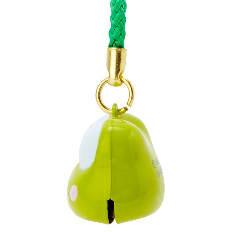 Sanrio (SANRIO) Face-shaped Bell Charm Kerokero Keroppy Strap String Brass