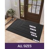 DEXI Front Door Mat Inside Entrance,Doormat Entryway,Large Non Slip Absorbent