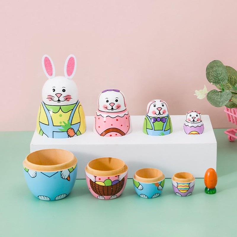 MAGICLULU 1 Set Creative for Craft Adorable Russian Decorations Doll