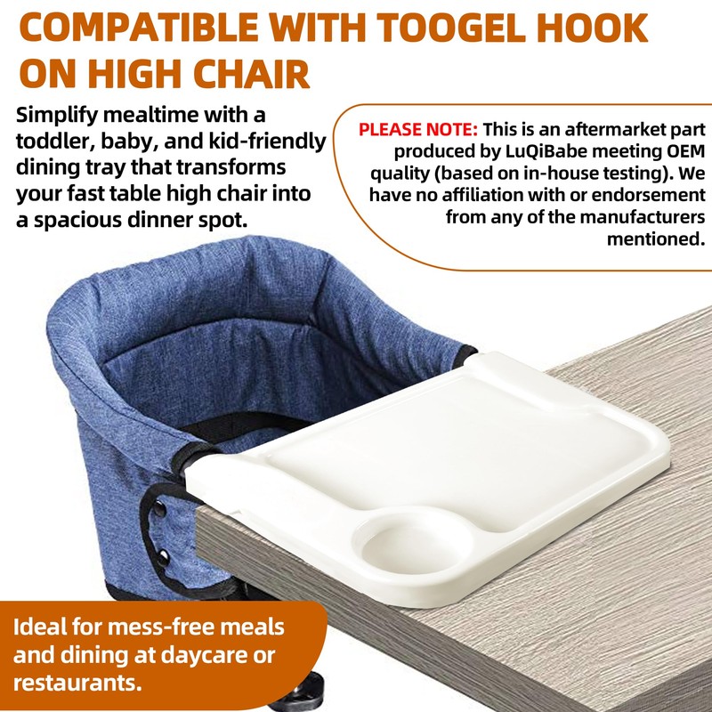 Baby Dining Tray Compatible with Toogel Hook On High Chair