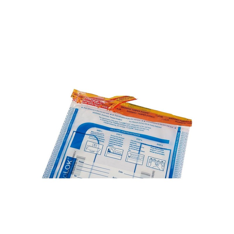 TripLok Series E Deposit Bags, Clear 50/Pack