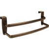 InterDesign Axis Over The Cabinet Towel Bar, Double 9-Inch, Bronze