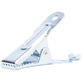 Merriway BH05725 Crocodile Alligator Clips, 25 Amp, Pack of 4, White, 4 Piece