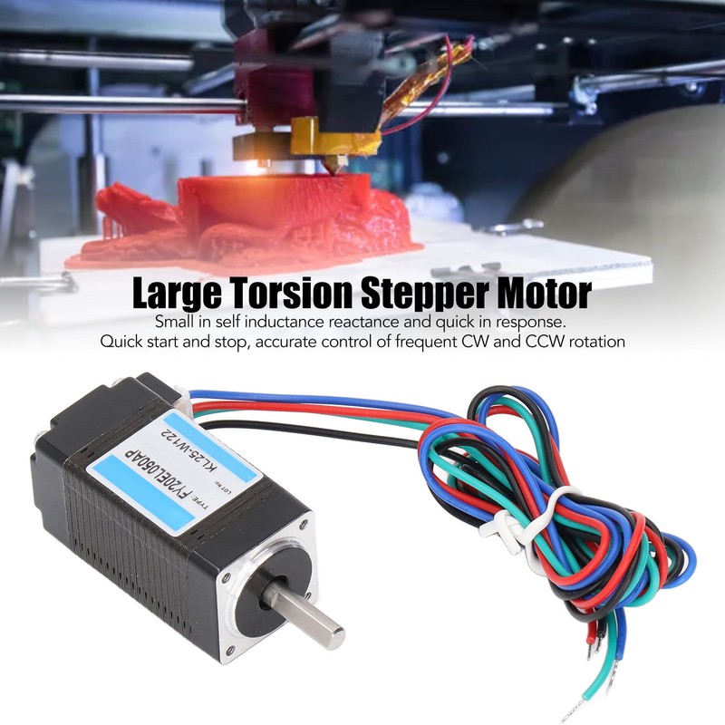 Stepper Motor 2 Phase 20mm 0.5A 1.8° Step Angle 4