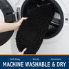 Smiry Soft Chenille Bathroom Toilet Lid Cover, Machine Washable Covers,