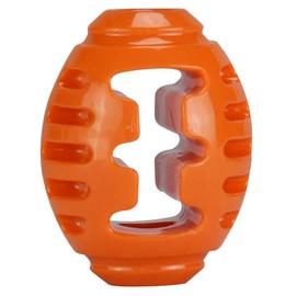 Fancy Pets Juguete Interactivo Balón de Rugby Grande para Perro con Dispensador de Premios de Plástico Lavable