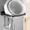 Foldable Telescopic Bathroom Household Wall Shelf Hook Multifunctional Storage Washbasin