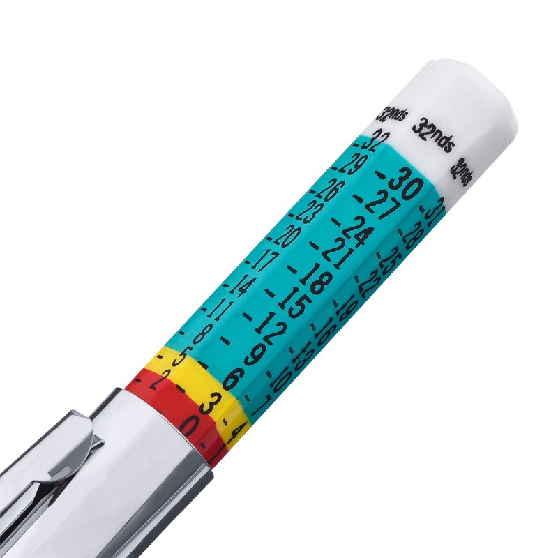 Pangda 10 Pack Tyre Gauge Tyre Tread Depth Gauge Tool,