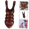 Ipetboom Wooden Nose Scraper Facial Massager with Comb Teeth Portable