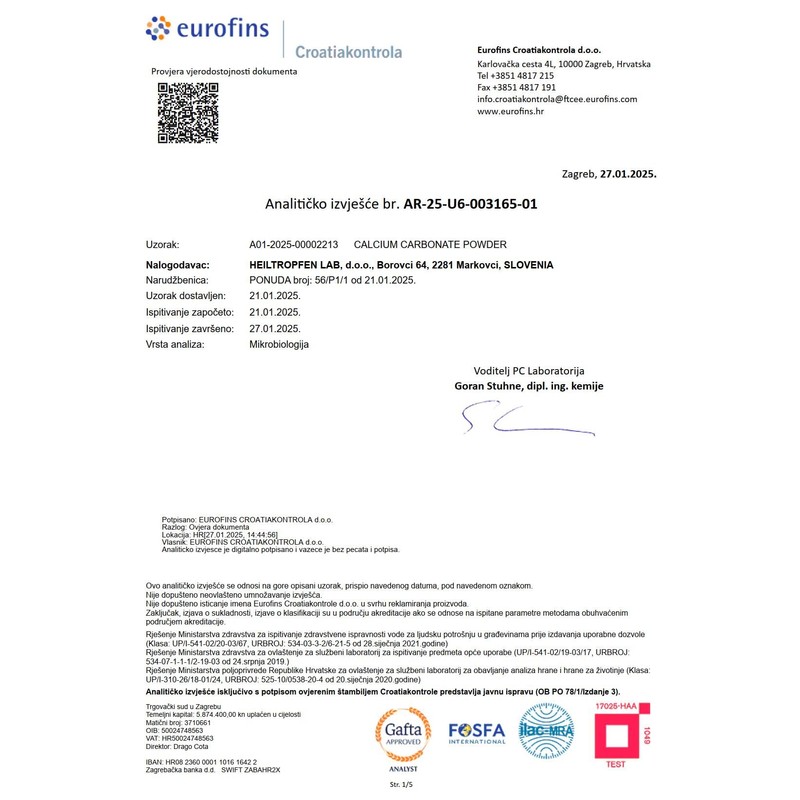 Calcium Carbonate Powder | 2 Pound - 907 g |